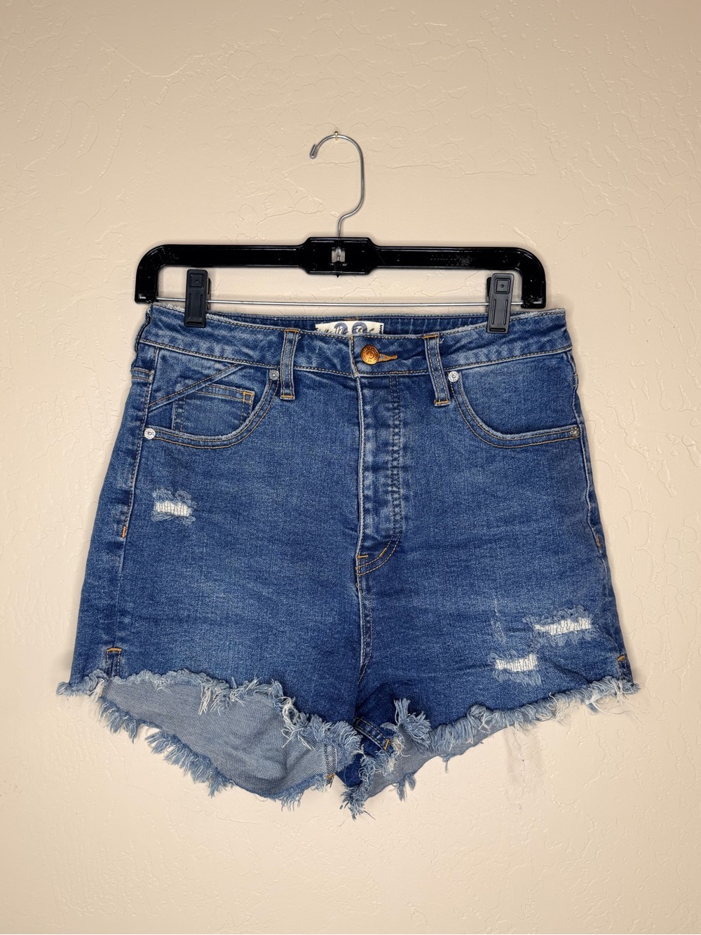 Free People High-Waisted Denim Shorts
